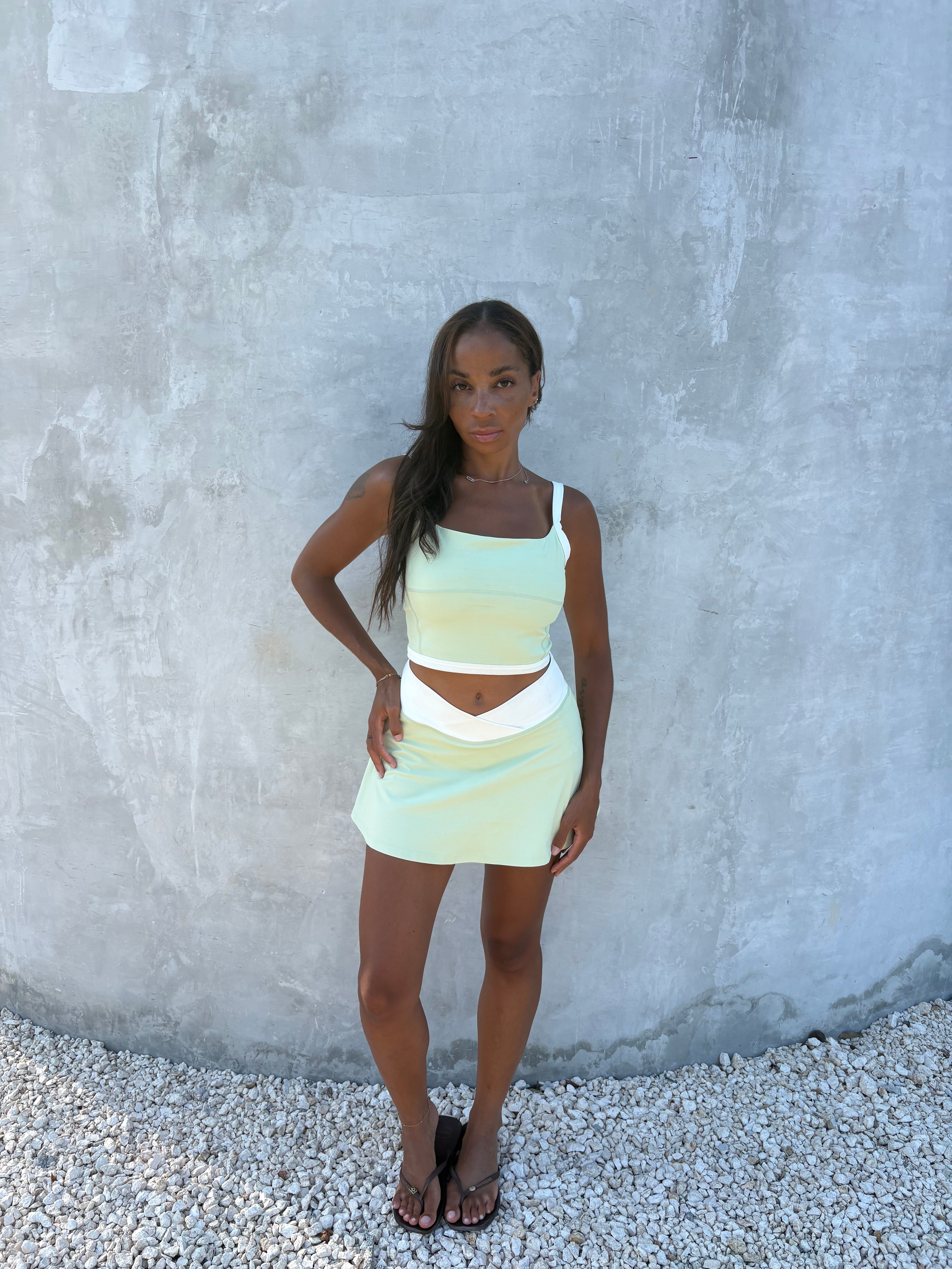 Mia Skirt - Pistachio