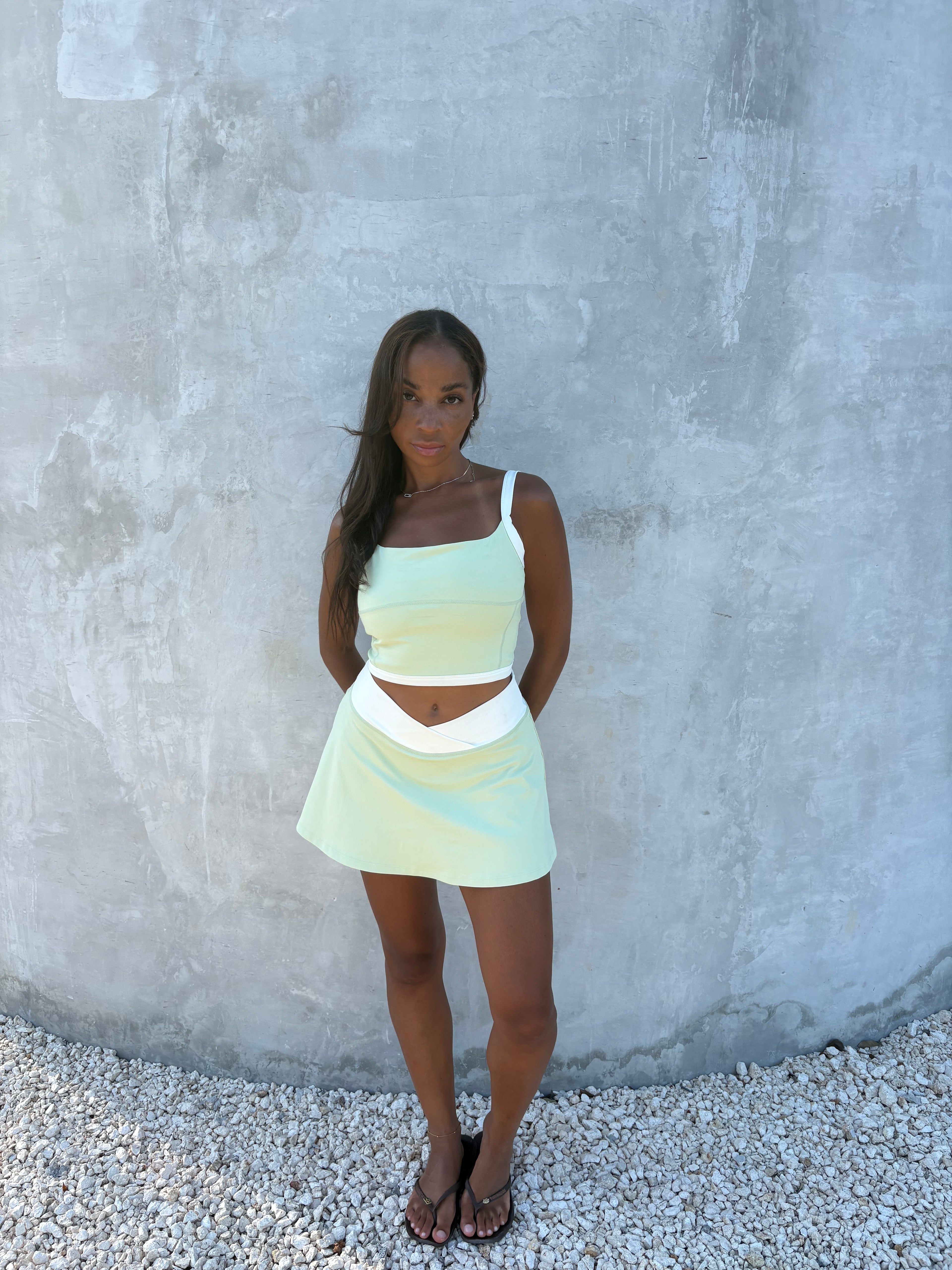 Mia Skirt - Pistachio
